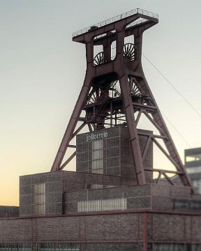 Förderturm der ehemaligen Zeche Zollverein